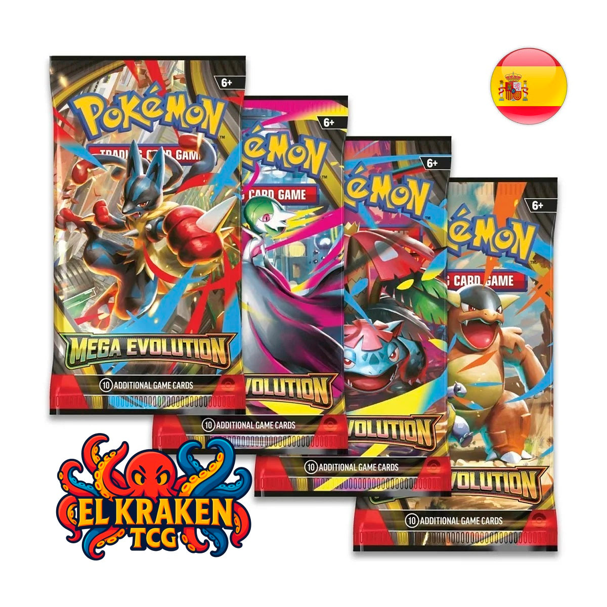 Pokémon TCG - Sobre Mega Evoluciones - Idioma Español