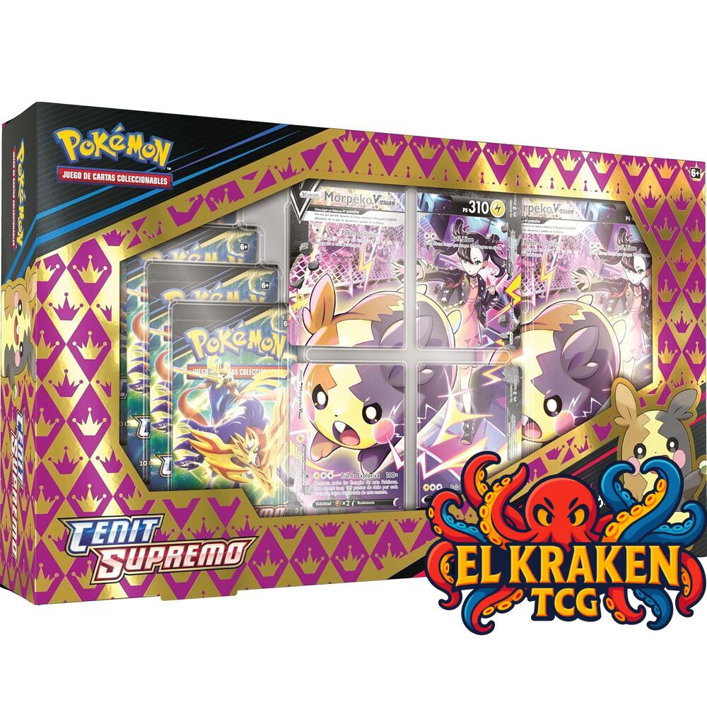 Pokémon TCG - Caja Premium Morpeko V-UNION - Idioma Español.