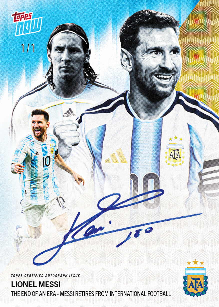 TOPPS NOW MESSI ARGENTINA