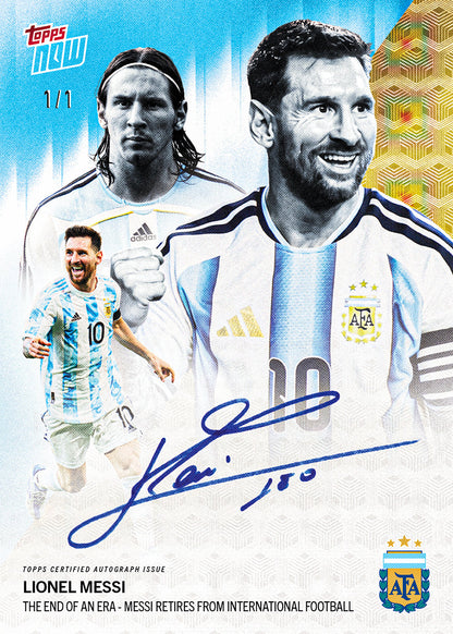 TOPPS NOW MESSI ARGENTINA