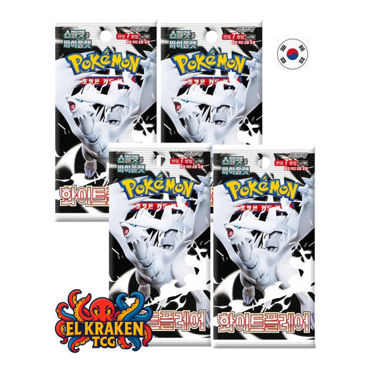 Pokémon TCG - Pack 4 Sobres White Flare - Idioma Coreano